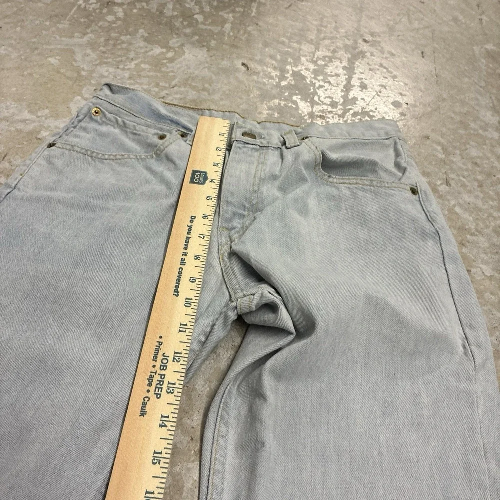 Vintage Levis 525 04 Jeans Mens 30x34 Blue Bootcut Light Wash Denim Fits 28x33